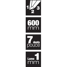 SCIE COFFREUR 600MM Taliaplast 480204 | 480204