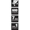 SCIE COFFREUR 600MM Taliaplast 480204 | 480204