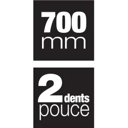 SCIE MATERIAUX 700MM Taliaplast 480301 | 480301