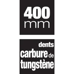 SCIE MAT.400MM 21 DTS CARBURE Taliaplast 480304 | 480304