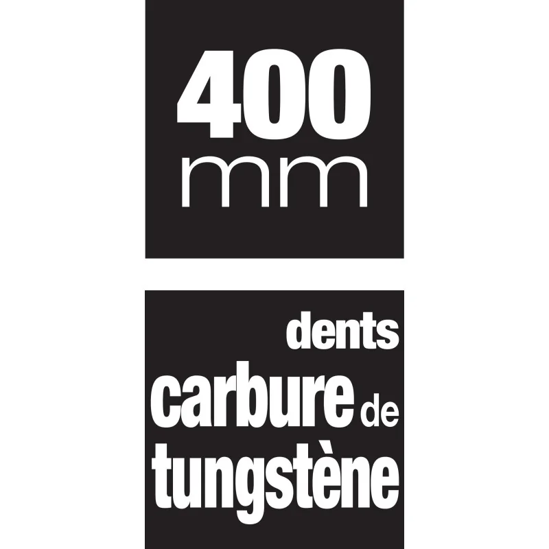 SCIE MAT.400MM 21 DTS CARBURE Taliaplast 480304 | 480304