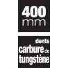 SCIE MAT.400MM 21 DTS CARBURE Taliaplast 480304 | 480304