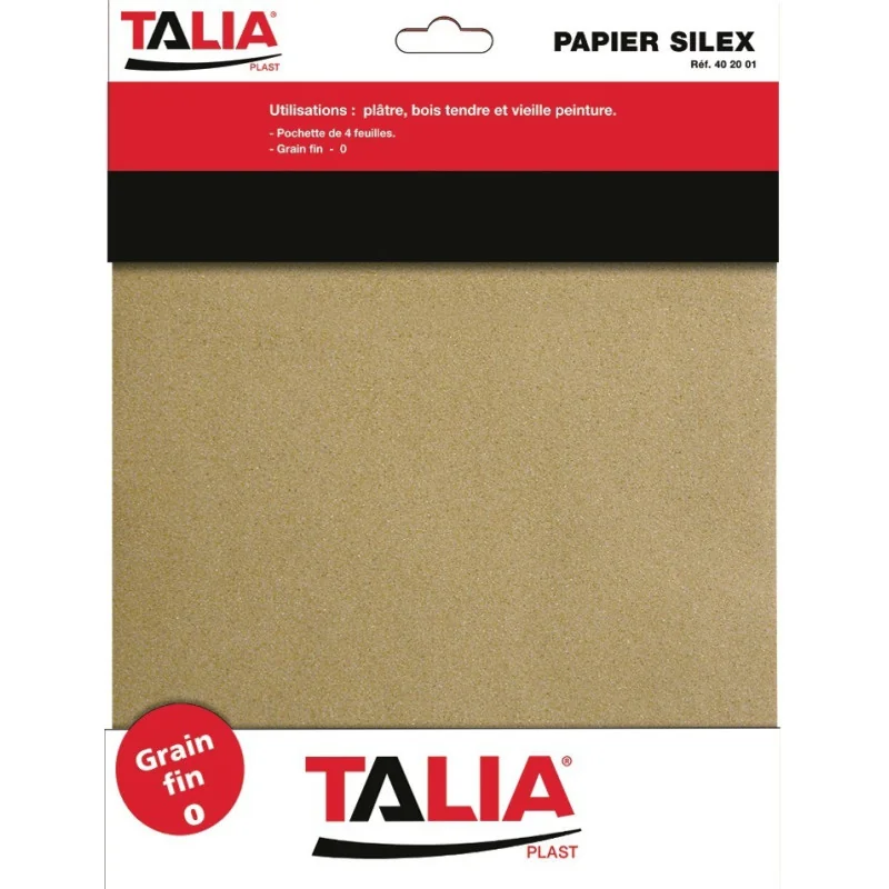 4 FEUIL.SILEX 230X280 GRAIN 4 Taliaplast 402003 | 402003