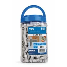 INDEX Cheville nylon quadruple expansion pour tout type de materiaux Seau plastique (6 x 30 Ø6 1 pièces.) TN4S06EP | TN4S06EP