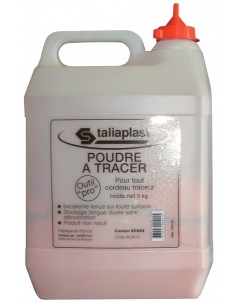 POUDRE A TRACER ROUGE 5000 G Taliaplast 400421