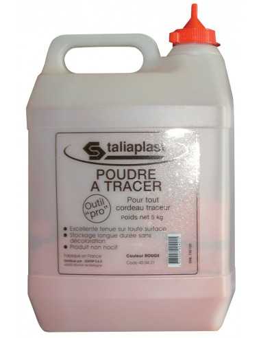 POUDRE A TRACER ROUGE 5000 G Taliaplast 400421