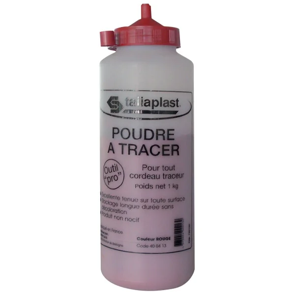 POUDRE A TRACER ROUGE 1000 G Taliaplast 400413 | 400413 POUDRE A TRACER ROUGE 1000 G Taliaplast 400413 | 400413