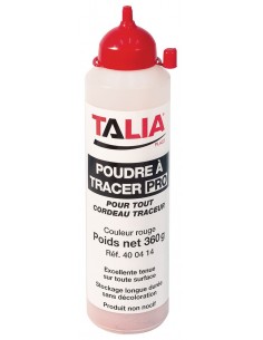 POUDRE A TRACER ROUGE 360 G Taliaplast 400414