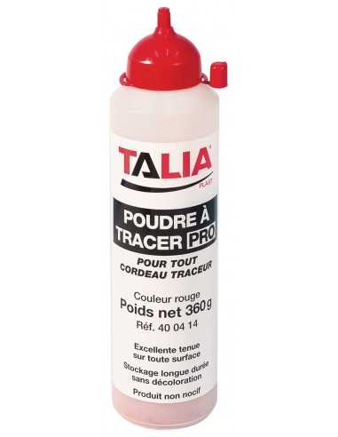 POUDRE A TRACER ROUGE 360 G Taliaplast 400414