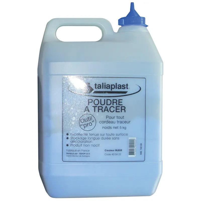 POUDRE A TRACER BLEUE 5000 G Taliaplast 400422 | 400422 POUDRE A TRACER BLEUE 5000 G Taliaplast 400422 | 400422