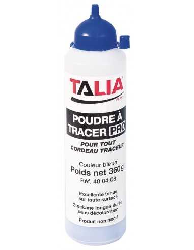 POUDRE A TRACER BLEUE 360 G Taliaplast 400408