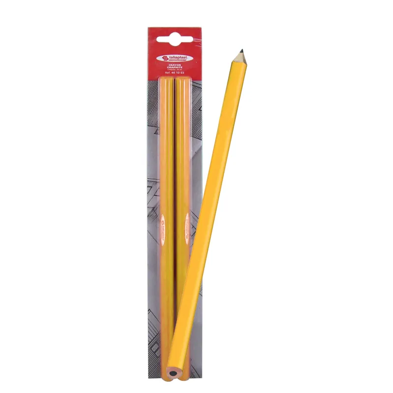 2 CRAYONS GRAPHITE 30CM/BLIST. Taliaplast 401065 | 401065