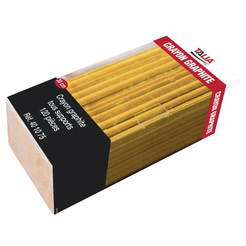 CRAYON GRAPHITE JAUNE 30CM/120 Taliaplast 401075 | 401075 CRAYON GRAPHITE JAUNE 30CM/120 Taliaplast 401075 | 401075