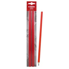 2 CRAYONS ROUGES 30CM /BLISTER Taliaplast 401062 | 401062