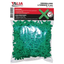 CROISILLONS 4MM (SAC DE 250) Taliaplast 401210 | 401210