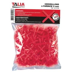 CROISILLONS 3MM (SAC DE 250) Taliaplast 401209 | 401209