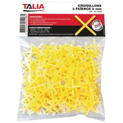 CROISILLONS 2MM (SAC DE 250) Taliaplast 401208 | 401208