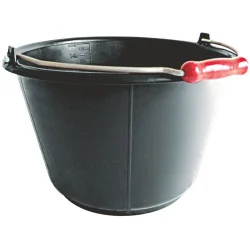 SEAU PLAST.NOIR 16L POIGN. PRO Taliaplast 310173 | 310173