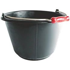 SEAU PLAST.NOIR 16L POIGN. PRO Taliaplast 310173 | 310173
