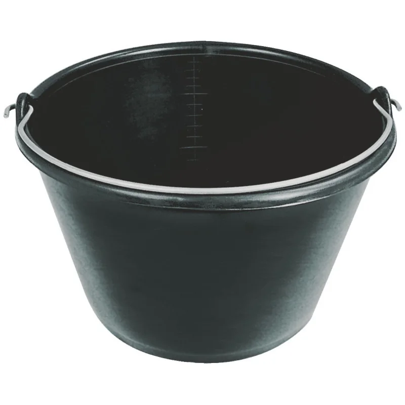 SEAU PLAST.NOIR 16L ANSE DE 5. Taliaplast 310114 | 310114
