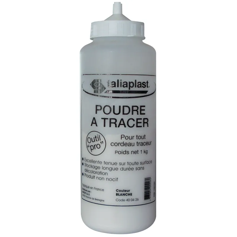 POUDRE A TRACER BLANCHE 1000 G Taliaplast 400426 | 400426