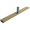 RACLOIR BOIS BISEAUTE 10X55CM Taliaplast 470307 | 470307