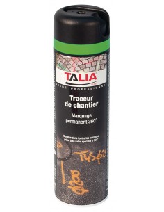 TRACEUR DE CHANTIER VERT FLUO Taliaplast 521003