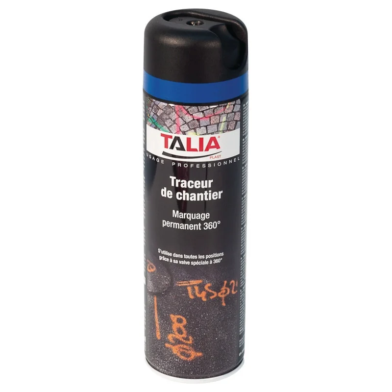 TRACEUR DE CHANTIER BLEU FLUO Taliaplast 521004 | 521004