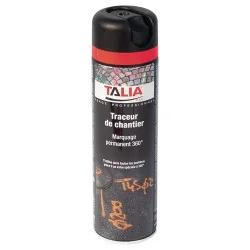 TRACEUR DE CHANTIER ROUGE FLUO Taliaplast 521006 | 521006