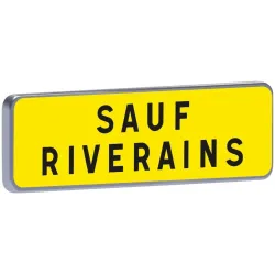 KM9 900 T1 "SAUF RIVERAINS" JA Taliaplast 525213 | 525213