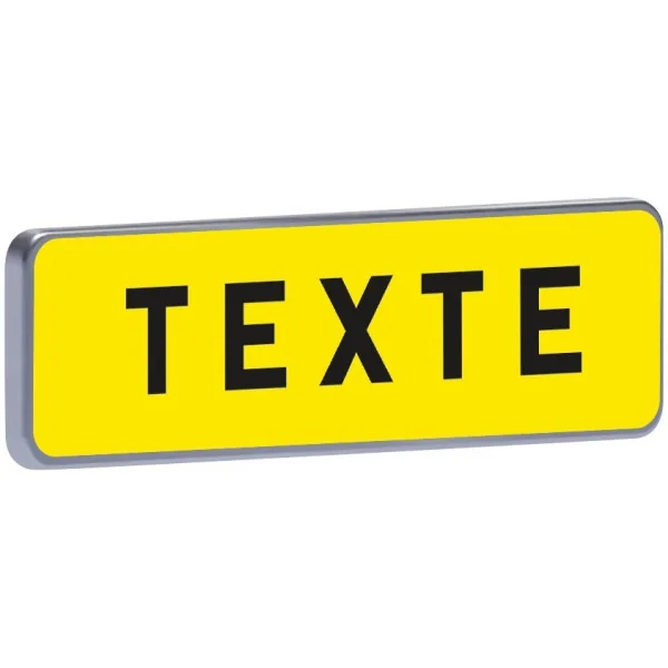 KM9 900X250 T1 JAUNE TEXTE A S Taliaplast 525200 | 525200 KM9 900X250 T1 JAUNE TEXTE A S Taliaplast 525200 | 525200
