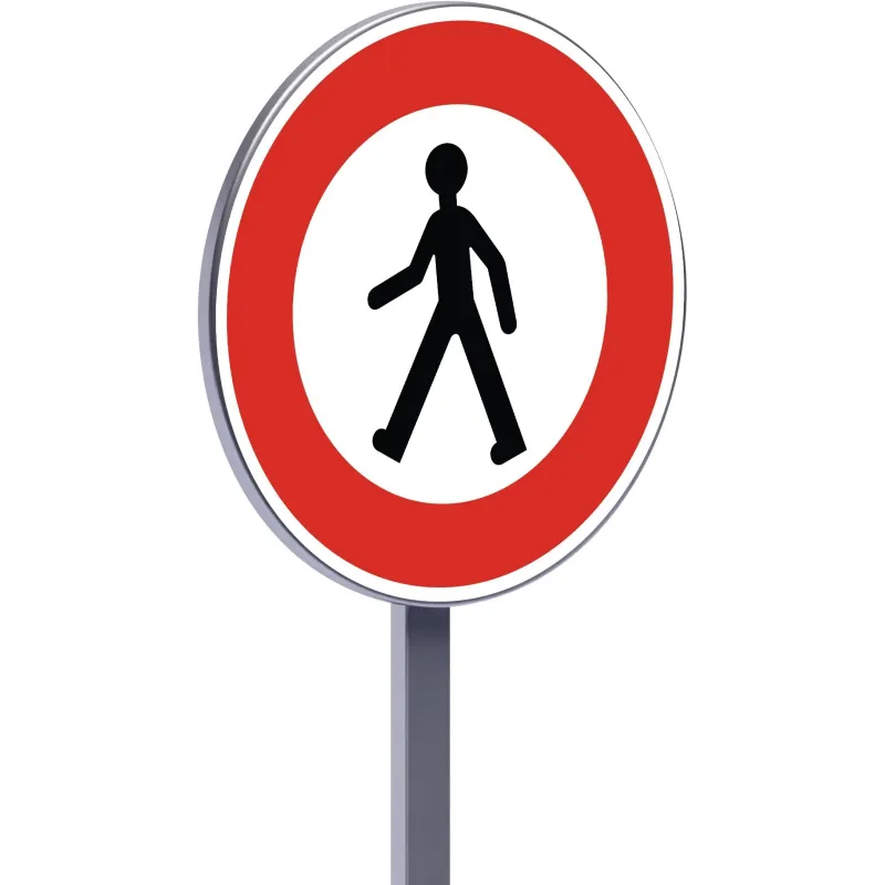 B9a 850 C1 INTERDIT PIETONS PE Taliaplast 523714 | 523714 B9a 850 C1 INTERDIT PIETONS PE Taliaplast 523714 | 523714
