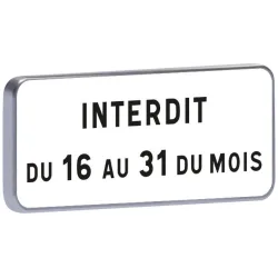 M6b2-500X200-Classe 1-Interdit Taliaplast 525586 | 525586
