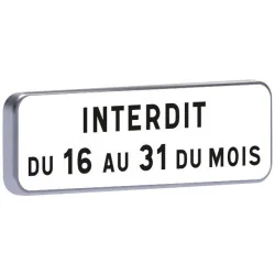 M6b2-500X150-Classe 1-Interdit Taliaplast 525529 | 525529