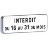 M6b2-500X150-Classe 1-Interdit Taliaplast 525529 | 525529