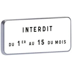 M6b1-500X200-Classe 2-Interdit Taliaplast 527720 | 527720