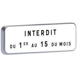 M6b1-500X150-Classe 2-Interdit Taliaplast 527621 | 527621