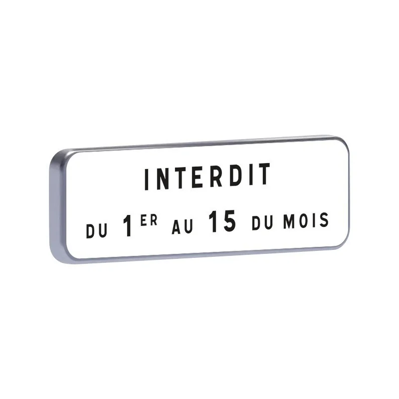 M6b1-500X150-Classe 2-Interdit Taliaplast 527621 | 527621