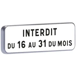 M6b2-500X150-Classe 2-Interdit Taliaplast 527622 | 527622