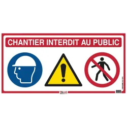 PANNEAU DE CHANTIER 4 EN 1 800 Taliaplast 620011 | 620011