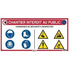 PANNEAU DE CHANTIER 10 EN 1 80 Taliaplast 620016 | 620016