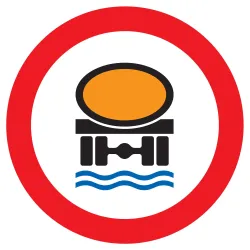 Panneau INTERDIT TRANSPORT PROD. POLLU Taliaplast 723286 | 723286