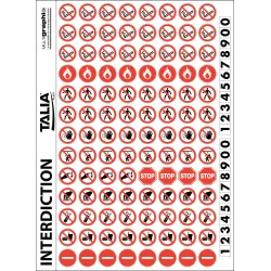 PLANCHE PICTO INTERDICTION FOR Taliaplast 728301 | 728301