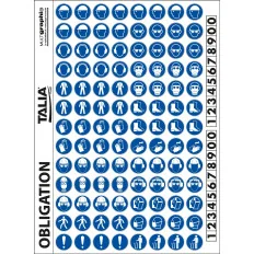 PLANCHE PICTO OBLIGATION FORMA Taliaplast 728302 | 728302
