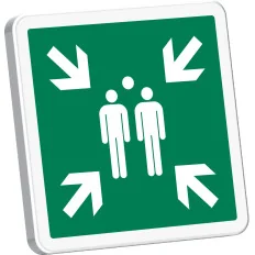 Panneau POINT DE RASSEMBLEMENT 700X700 Taliaplast 527521 | 527521