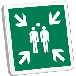Panneau POINT DE RASSEMBLEMENT 500X500 Taliaplast 527520 | 527520