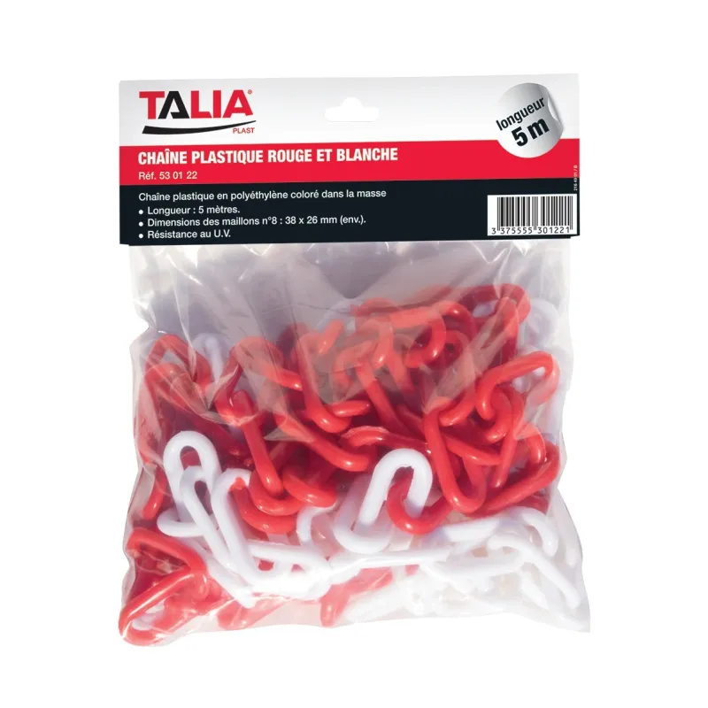 CHAINE PLAST.R/B No8 SAC 5 ML Taliaplast 530122 | 530122 CHAINE PLAST.R/B No8 SAC 5 ML Taliaplast 530122 | 530122