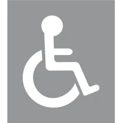 POCHOIR "HANDICAPE" 50X60CM PO Taliaplast 520403 | 520403