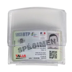 PORTE BADGE ADHESIF P/ CASQUES Taliaplast 560310 | 560310