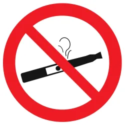 Panneau VAPOTAGE INTERDIT NORMASIGN AD Taliaplast 724309 | 724309
